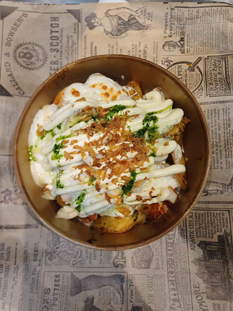 Le bowl gratiné, plat photographié chez Nab’s Grill