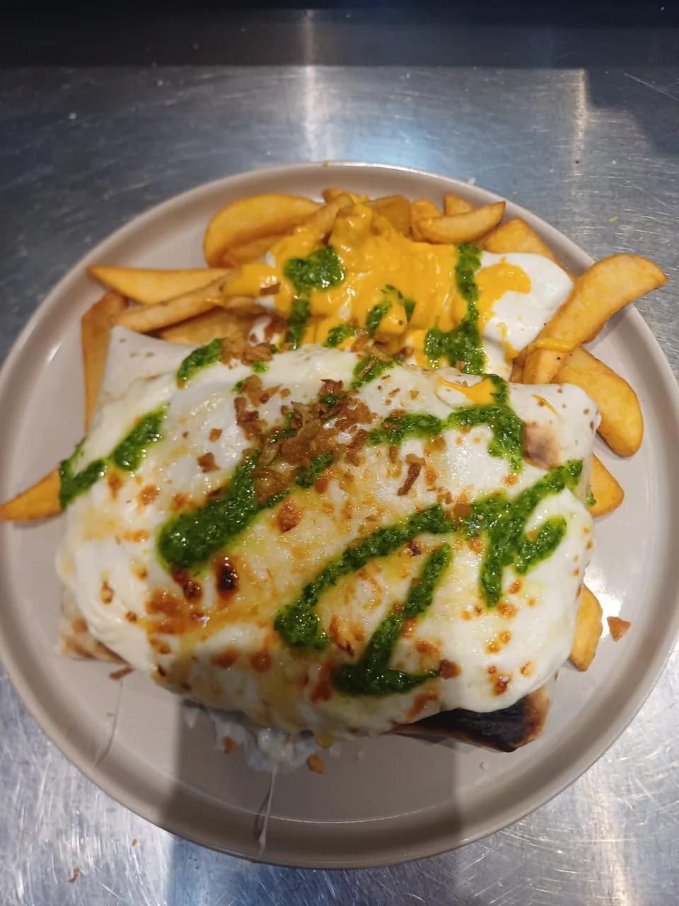 Le tacos gratiné, plat photographié chez Nab’s Grill